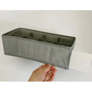 Buy cheap Rectangular Foldable Plastic Box Lightweight Plastic Divider Box Gray from wholesalers