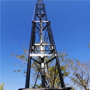 China Hand Winch 15M Screw Wire  8MM Telescopic Antenna Tower on sale