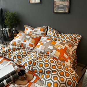 Buy cheap Yarn Dyed Pattern 100% Bamboo Duvet Cover Set Modern Style with Bedsheet Pillowcases from wholesalers