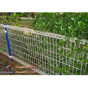 Roll Top Security Fencing Wire Mesh Panels 1200mm School Playground
