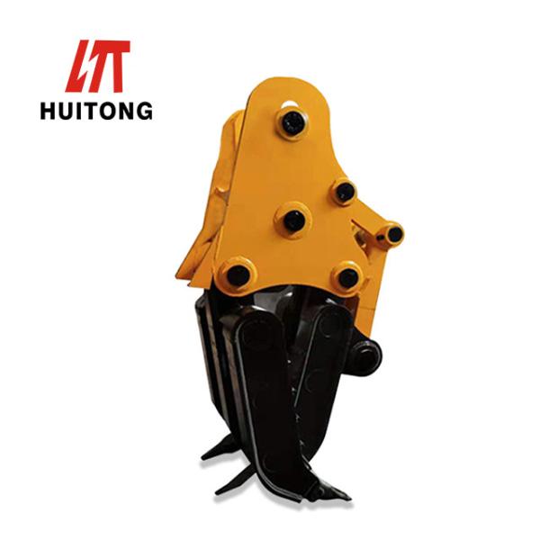 Customized Mini Excavator Hydraulic Rotating Grapple Hot Selling 5 10 25 Ton Wood Grab Stone Log Grapple For Sale