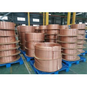 Buy cheap Inner Grooved Ac Copper Pipe Soft Annealing  ISO45001 certificated from wholesalers