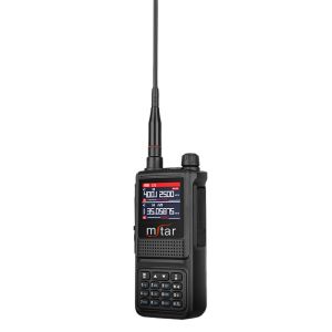 Buy cheap 1-8km Handheld M-UV7 Full Band Emergency Two Way Radio Alarm LCD Screen from wholesalers