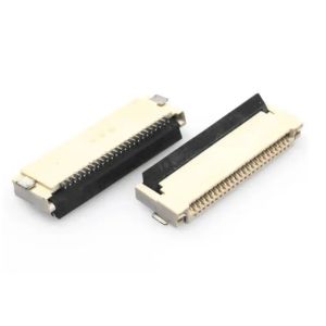 Buy cheap 0.5mm Pitch Horizontal Back Flip-Lock ZIF Type PCB Header Connectors FPC / FFC Connectors from wholesalers