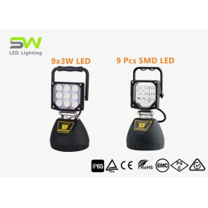 Buy cheap 27W Magnetic Led Work Light Rechargeable Adjustable Handle Aluminum Alloy from wholesalers
