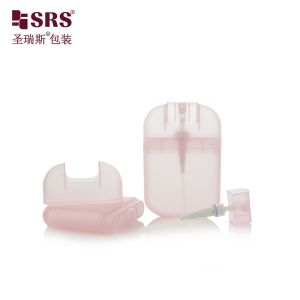 PWU006 20ML 30ML Customize Color Plastic PP Semi-Transparent Card Shape Sprayer