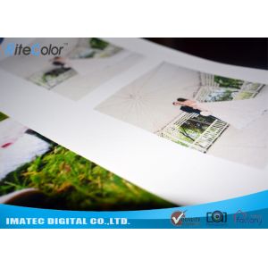 Buy cheap Photographic Polyester Canvas Rolls 280gsm , Digital Printing Pure Polyester Fabric from wholesalers