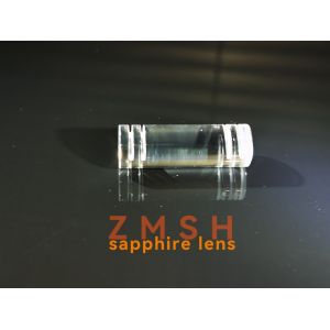 China Monocrystalline Al2O3 Sapphire Crylinder Rod Lens With Groove on sale