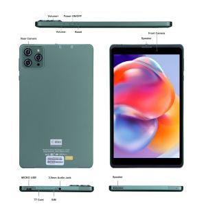 C idea 8 Inch Android Tablet PC With Android 12 OS Quad Core CPU 8GB RAM 512GB