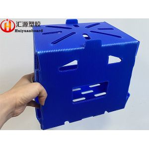 Buy cheap Non Toxic Foldable Corrugated Plastic Box , 400GSM Correx Packaging Boxes from wholesalers