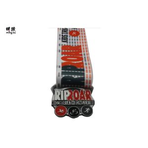 China Silver Electroplating Custom Award Medals / Medallion For Kid Outstanding on sale