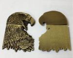 Buy cheap Great value metal eagle emblem plaque, metal eagle symbol plate with 3M adhesive backing, from wholesalers