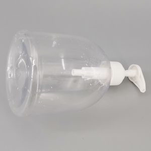 Transparent PET 142mm 500ml Lotion Squeeze Bottles