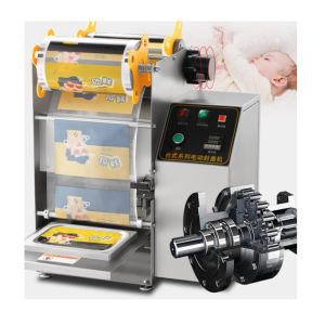 304 stainless steel multifunctional Bubble Tea Automatic Cup Sealing Machine