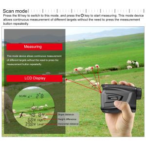 Buy cheap High-precision fast response laser rangefinder 450M telescope golf rangefinder from wholesalers