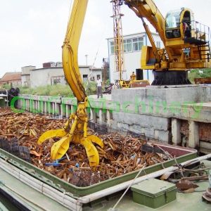 Buy cheap Garbage Station 10Tm 3.2m Depth Hydraulic Crane Grab Bucket from wholesalers