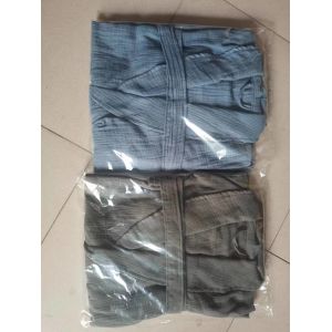 Buy cheap 100% cotton custom private label muslin adult soft and breathable bath robe product