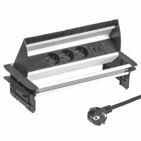 Buy cheap 3500 Watts Electric Flip Socket Table Connector Inconspicuous Design Plastic product