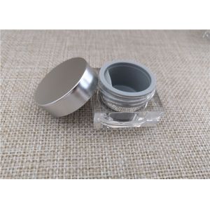 Buy cheap Clear Plastic Cosmetic Jars Environmentally Friendly Silk Screen Printing from wholesalers