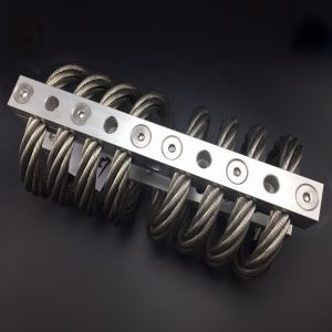 Aluminum Wire Rope Isolator For Camera Machinery Energy Parts Compressor