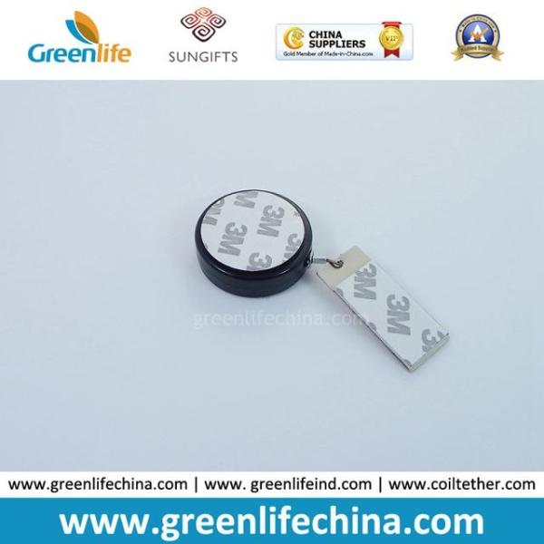 Retractable Pull Box Round Shape W/Rectangle Metal Sheet