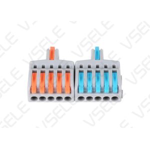 Buy cheap PCT Crimp Splicing Push In Spring Wire Quick Connector from wholesalers