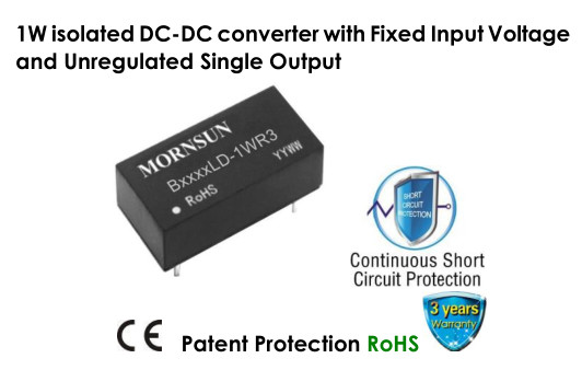 Quality 1W Isolated Converter DC DC With Fixed Input Voltage Unregulated Single Output for sale