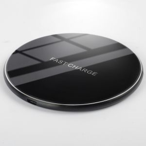 China ADC Fabric/Temper Glass/Leater Mirror Fast Charging Wireless Charger 9V 2A 10W/7.5W/5W on sale