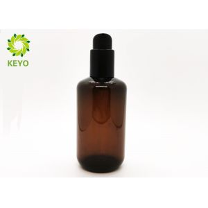Buy cheap Cylindrical Amber Empty Plastic Pump Bottles 5 OZ For Shampoo And Conditioner from wholesalers