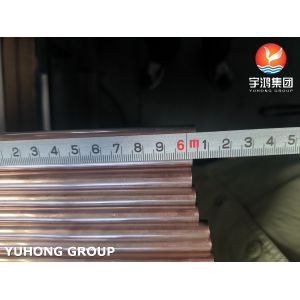 ASTM B111 C70600 Copper Nickle Seamless Tube In Condensers and Heat Exchangers