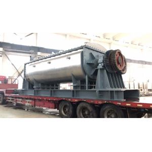 Buy cheap Continuous Vacuum Hollow Paddle Dryer 18KW 50m2 Heating Area from wholesalers