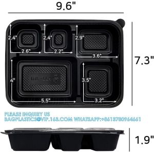 China 5 Compartment Meal Prep Containers With Lids - Food Bento Boxes Stackable Reusable Disposable Microwave on sale China 5 Compartment Meal Prep Containers With Lids - Food Bento Boxes Stackable Reusable Disposable Microwave on sale