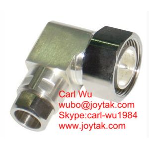 Buy cheap DIN 7/16 male connector right angle clamp type for 1/2"cable competitive price product
