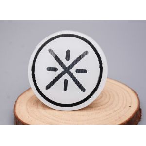 Buy cheap Silicone Rubber Backing, Printed With A Black Reflective Logo,For Clothing from wholesalers