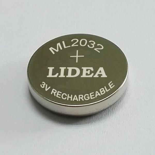 Quality ML2032 Lithium rechargeable button cell for sale