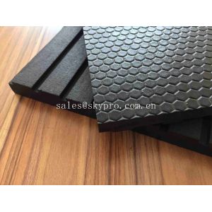 Buy cheap 8mm Square Hexagon Pattern Double Side Rubber Mats , Heavy Duty Stable Rubber Horse Stall Mat from wholesalers