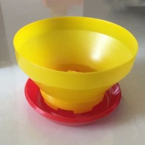 Buy cheap Poultry Chicken feeder tray for broiler layer breeders quail goose hens birds feeding ground floor equipment from wholesalers