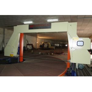 Buy cheap Circle Horizontal Sponge Cutting Machine With Rotating Table For PU Square Foam from wholesalers