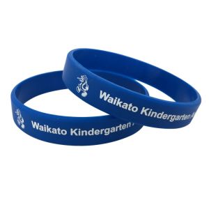 Buy cheap Customized Silicone Wristband with Silk-Screen Printing from wholesalers