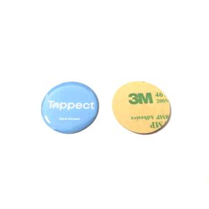 Buy cheap CMYK NFC Chip 30mm Epoxy Dome Stickers Glossy Printing from wholesalers