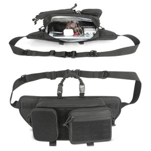 Buy cheap Men'S Custom Waist Bag Sports Polyester Black 48.2x15.2x22.8CM from wholesalers