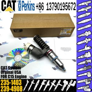 Original Caterpillar Fuel Injector 235-1403 2351403 253-0618 2530618 C18 Diesel
