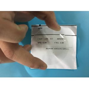 Buy cheap CR39 Custom Prescription Lenses Without Coating 1.499 Refractive Index from wholesalers