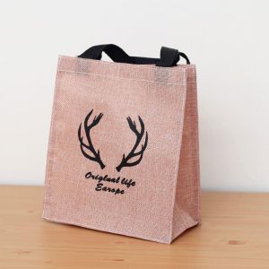 China Silk Screen Nonwovens Cotton Canvas Tote Bags With Logo on sale