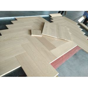 Buy cheap European Oak Chevron Parquet Flooring Premium Grade Super Matt from wholesalers