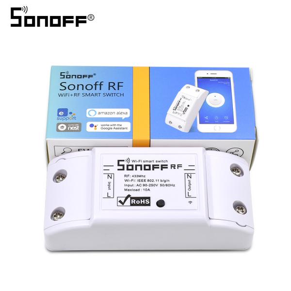 Quality Sonoff WiFi Home With RF Receiver Remote Control Wireless Smart Timing Switch for sale