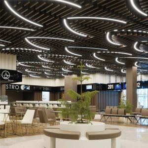 Buy cheap 30X150mm Aluminum Metal Ceiling Metalworks Acoustic Box Baffle Ceiling from wholesalers