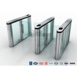 Fastlane Swing Barrier Gate Silver Polishing With Dry Contact Interface