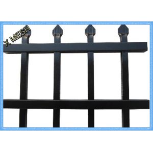 Buy cheap Powder Coated Wire Mesh Fence Panels Pregalvanized Spear Top Security Garrison from wholesalers