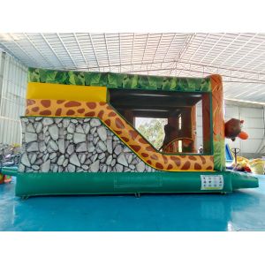 Customized Popular Inflatable Castle Animals Figures Inflatable Bouncer House